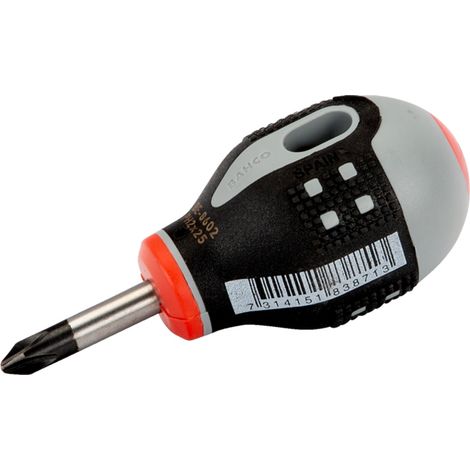 Bahco ERGO Phillips-Schraubendreher mit kurzem 3-Komponenten-Griff, PH2 x 25 mm (1/3)