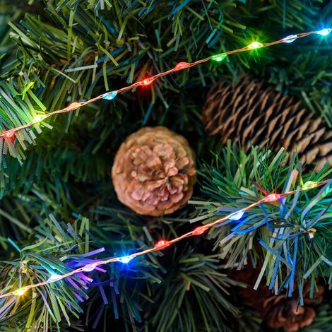 Catena lineare luminosa con 625 microled a luce multicolore RGB da 10 metri (1/3)