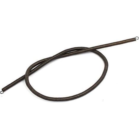 Zugfeder, 0,3 mm Drahtdurchmesser, 3 mm Außendurchmesser, 300 mm freie Länge, Federstahl, 2 Haken