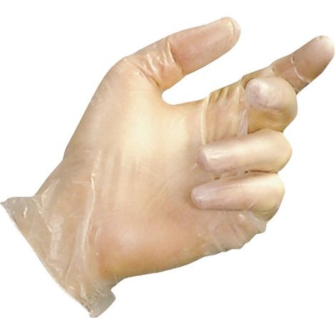 MAPA Einmalhandschuh Solo PVC 990, Gr. 8, Box a 100 Stück (1/5)
