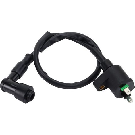 Bobine d'allumage coudée à 90 degrés compatible avec la plateforme moteur GY6 pour quads/karts/cyclomoteurs 50cc-150cc pièce de rechange pour modification du transformateur haute tension (1/5)