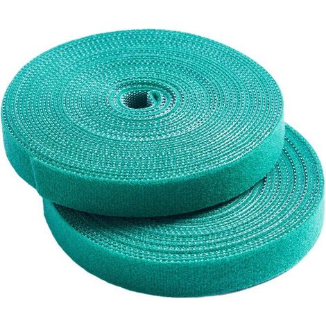 Attache Plante Auto Agrippante Bande de Fixation Jardin Réutilisable pour Tuteur Fleurs Bonsaï Plantes Grimpantes 2 Rouleaux 5 m (1/3)