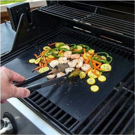 5 uds. Bandejas antiadherentes reutilizables para parrilla y horno, paño antiadherente resistente al calor (1/5)