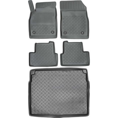 Juego de alfombrillas para coche y maletero para Opel Astra IV J Hatchback (2009-2015)