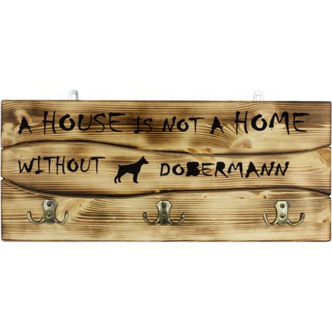Doberman, Dobermann - percha con forma de perro, expositor de medallas, decoración del hogar de Art-Dog (1/5)