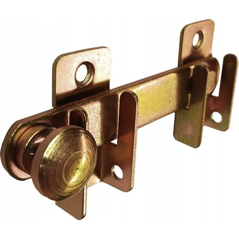 Verrou De Portail Domax WOG120, 120 x 20 mm, Acier Galvanisé, Fermeture Robuste (1/5)