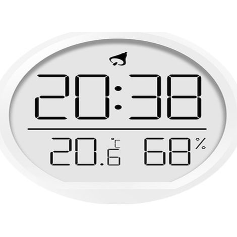 Elektronische Innenuhr für Temperatur und Luftfeuchtigkeit, Digitaluhr für die Küche, Wandthermometer. (1/5)
