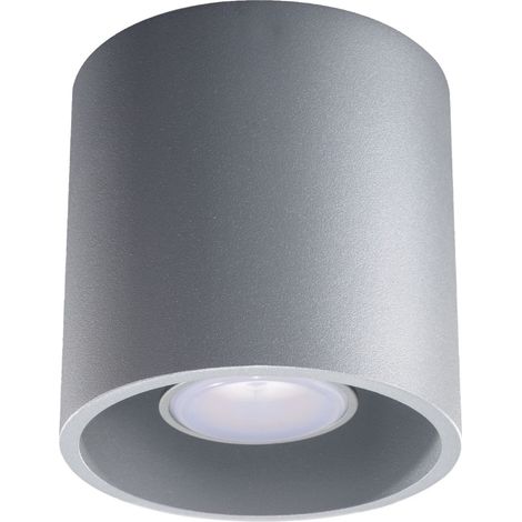 Lámpara de techo Amero 1 GU10 gris ALU Lumilo 00.117.18 (1/5)