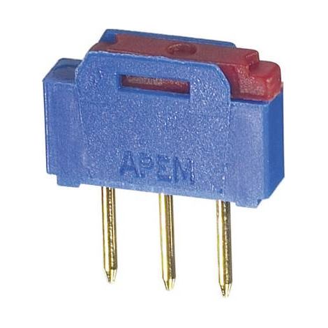 INTERRUPTEUR À GLISSIÈRE APEM NK236 12 V/AC 0.5 A 1 X ON/ON 1 PC(S) (1/2)