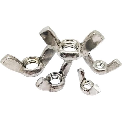 2/5/10 pièces M3 M4 M5 M6 M8 M10 M12 DIN315 A2-70 304 Acier inoxydable (1/5)