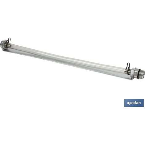 COFAN indicador de nivel para grifo 2 , Indicador Nivel metálico con canal transparente en PVC indicado para Grifo R 2 ref. 31001026 (1/4)