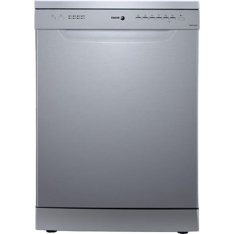 Fagor – Lave-vaisselle 60 cm – 13 couverts – Classe énergétique E – 6 programmes – Conso. eau 11L/cycle – Inox