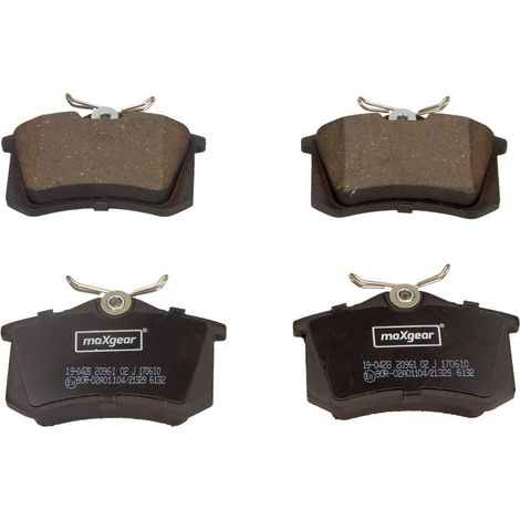 Plaquettes de frein Maxgear pour VW Golf/Bora/Passat/A3/A4/A6/Octavia/92-12, 17,2 mm