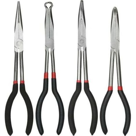 Spitzzangen-Set 11"/28 cm – Set mit 4 Spitzzangen für unterschiedliche Einsatzzwecke FLITI (1/4)