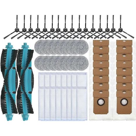 Pour Cecotec Conga 11090 Spin Revolution Main Side Brosse HEPA Filtre Serpillière Cloth Sac à poussière de remplacement Accessoires Kit (1/5)