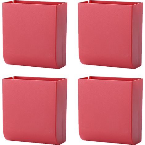 Boîte De Rangement Auto-Adhésive - Porte-Télécommande Et Support Téléphone - Pour Salle De Séjour Bureau Cuisine - 1 Pièce (1/5)