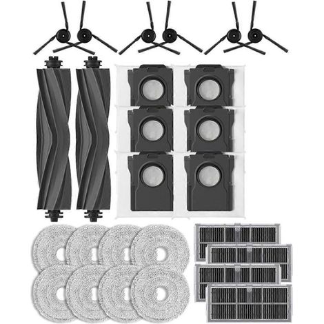 26 pièces de rechange pour aspirateur robot X40 Ultra/ L40 Ultra/X40 Master (1/5)