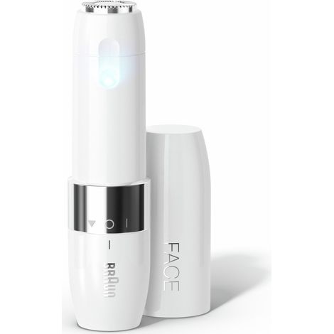 Rasoir Visage électrique pour femme Braun Face Mini FS1000 - Fonction Smart Light - Blanc (1/5)