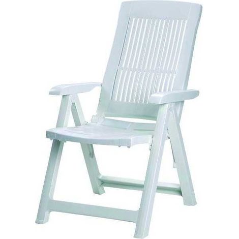 Silla de PP blanca con tapa