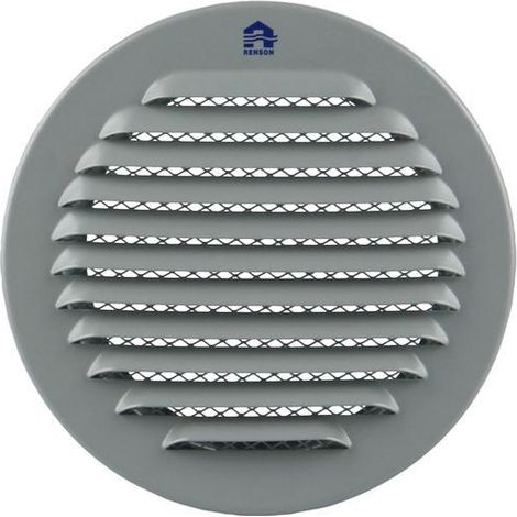Renson 435R rejilla redonda de aluminio para ventilación
