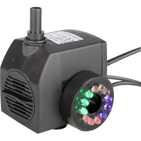 Pompe À Jet D'eau - 15 W - Éclairage LED RVB - Résistante Aux Acides - Pour Bassin Et Fontaine - 1 Pièce (1/4)