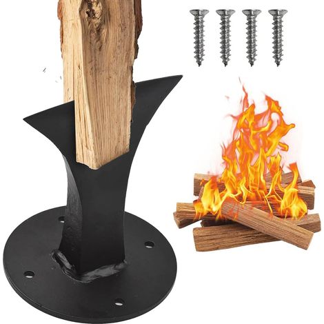 Wood Splitter, Firewood Splitter, Wood Splitter Corner, Heavy Duty Firewood Splitter, Small Manual Log Splitter for Small Wood Stove (1/5)