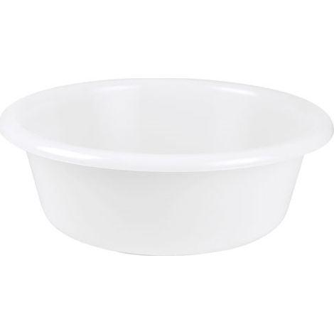 Runde Schüssel 36cm 6,5l Weiß Lebensmittel - Aluminium und Kunststoff
