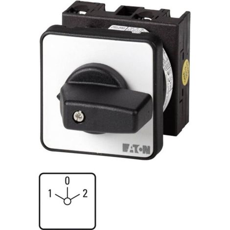 Eaton T0-3-8401/E Nockenschalter 20 A 690 V 2 x 30° Grau, Schwarz 1 Stück D72557 (1/3)
