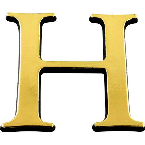 Lettre H Or Hauteur 40mm - 4622200 (1/2)