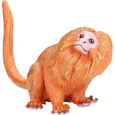 Figurine Singe Réaliste Jouet Sans Toxique Ornement Plastique Cadeau Enfant Modèle Animal Déco Bureau Maison Collection (1/5)