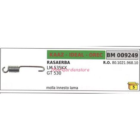 KAAZ resorte de engranaje de palanca cortacésped LM 535KX GT 530 009249