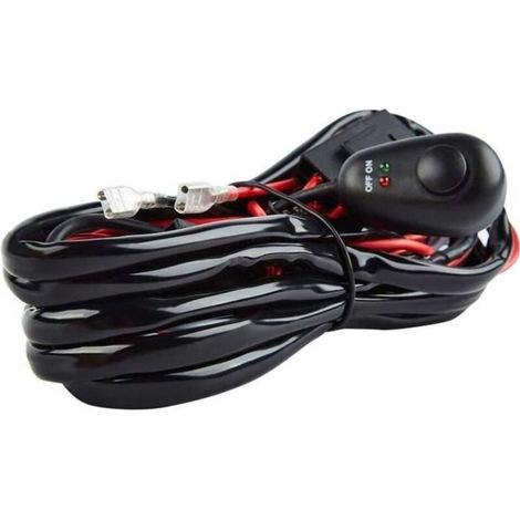 NetBoat Faisceau Electrique, Faisceau de Câblage 12V 40A pour Barre Phare Feux de Travail LED SUV ATV Camion Tout-Terrain (1/4)