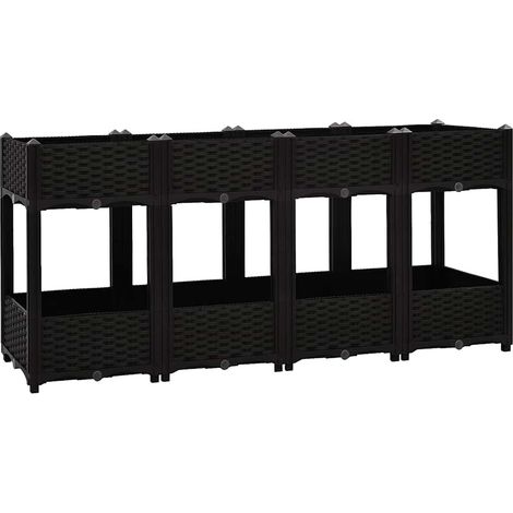 Raised Bed 160x40x71 cm Polypropylene vidaXL