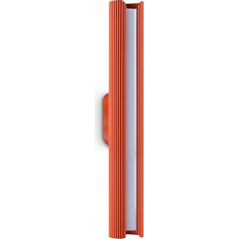 Ideal Lux Applique moderna Dorica 1 luce LED integrato arancione metallo