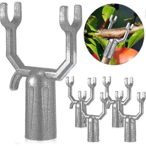 Ensemble de 6 supports pour branches d'arbres – Supports métalliques compatibles avec les vignes et les arbres fruitiers (1/5)
