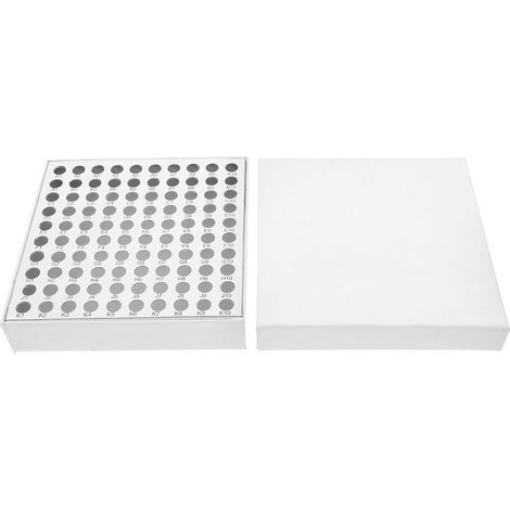 Boîte de Congélation de Laboratoire en Papier Blanc pour Tubes à Centrifuger, Rangement Polyvalent Résistant aux Basses Températures, pour Échantillons en Laboratoire (1/5)