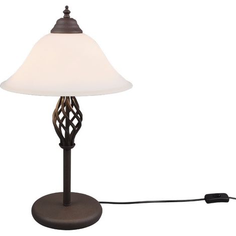 Lampada da tavolo Rustica rame 2xE14 Trio 501000224 (1/3)