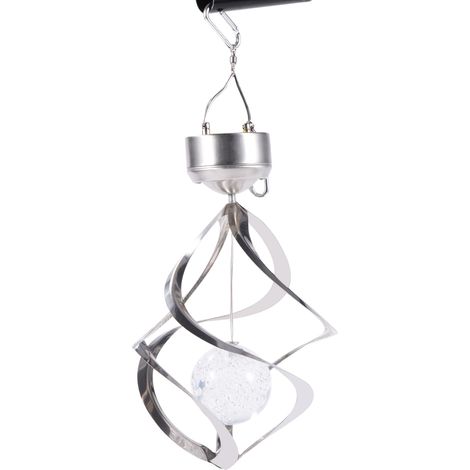 Carillon Éolien Solaire LED - Lumière Extérieure Changement De Couleur 7 Couleurs - Pour Jardin Terrasse Piscine - 1 Pièce (1/5)