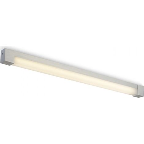 Plafoniera a tubo per specchi PERISA 90 da parete alluminio pettinato 230V G5 21W IP44