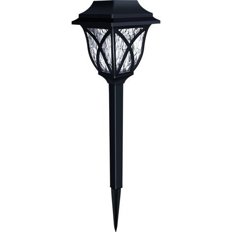 Lot De 4 Lampes Solaires LED Encastrées Dans Le Sol Éclairage D'Extérieur Pour Jardin Éclairage Solaire D'Extérieur Éclairage Solaire Noir (1/5)