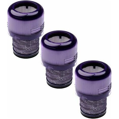 Kit de 3x Filtres d'aspirateur compatible avec Dyson V11 Outsize, V15 Detect Absolute aspirateur sans-fil - Filtre anti-saleté (1/3)