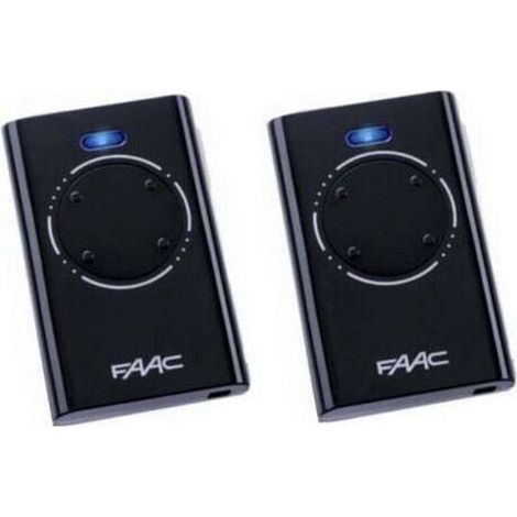 Télécommande FAAC XT4 868 SLH NOIR Pack de 2 - Noir (1/3)