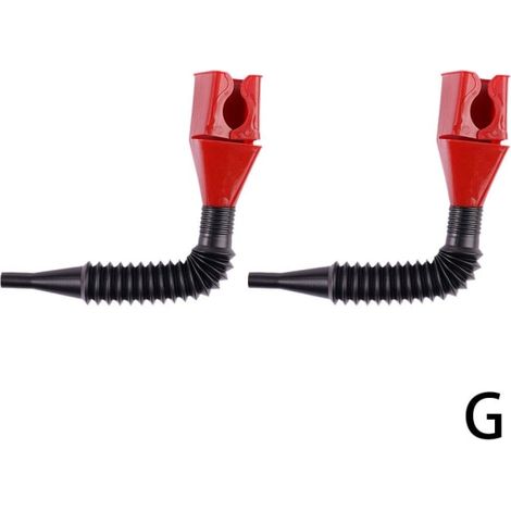Entonnoir flexible pour outil de drainage, pliable pour usages multiples, rouge, lot de 2 pièces (1/5)