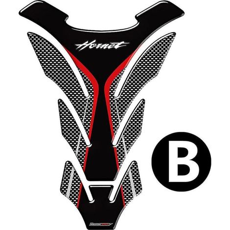 3D-Tankschutzfolie in Carbon-Optik zum Selbstkleben für Honda Hornet CB600F, CB650F, CB250 und CB1000RB Motorräder (1/5)