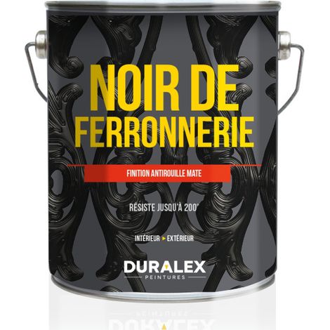 Duralex Acabado antióxido mate negro protección metal