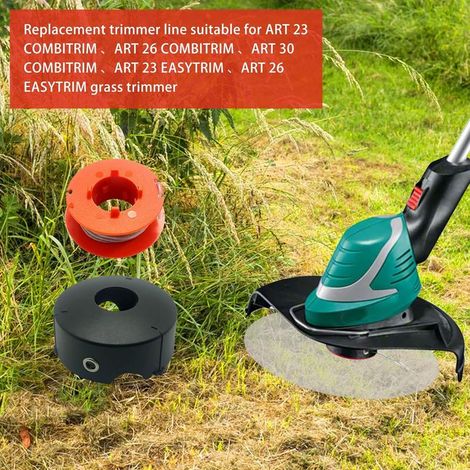 F016800175 Ersatzfadenspule für Bosch ART 23 26 30 Commitrim Easytrim Freischneider und mit Abdeckung F016L71088 (5 Spulen + 1 Abdeckung) (1/4)