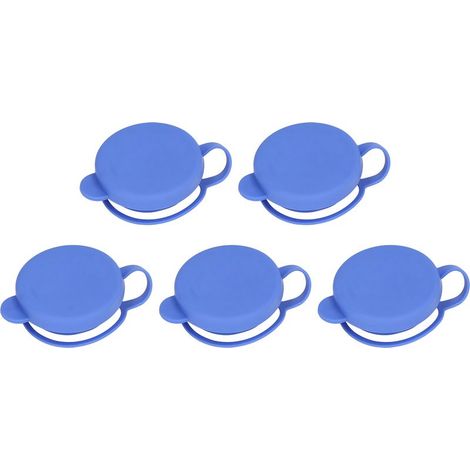 Lot de 5 bouchons pour bonbonne d'eau de 3,8 litres (5 gallons), couvercles de rechange réutilisables en silicone anti-fuites, type A (1/5)