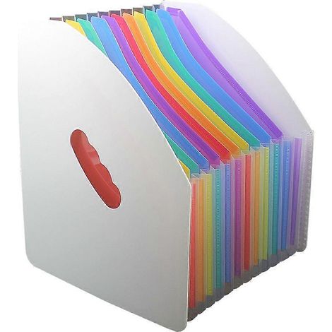 Chemise à 13 compartiments, chemise pratique pour papier, sac de rangement multicouche (1/5)