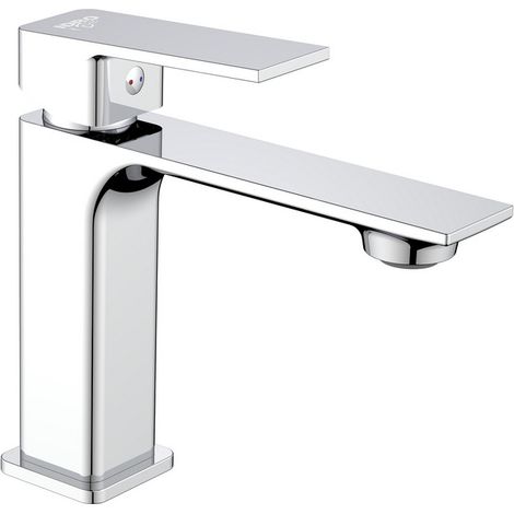 Miscelatore Lavabo Serie Kant con Piletta Click Clack Cromato (1/2)