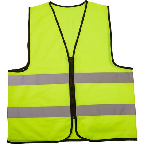 Gilet de Sécurité Haute Visibilité Jaune Fluo avec Fermeture Éclair - Lot de 8 - Veste Réfléchissante pour Chantier, BTP, Assainissement et Paysagisme - Conforme aux Normes-lsw